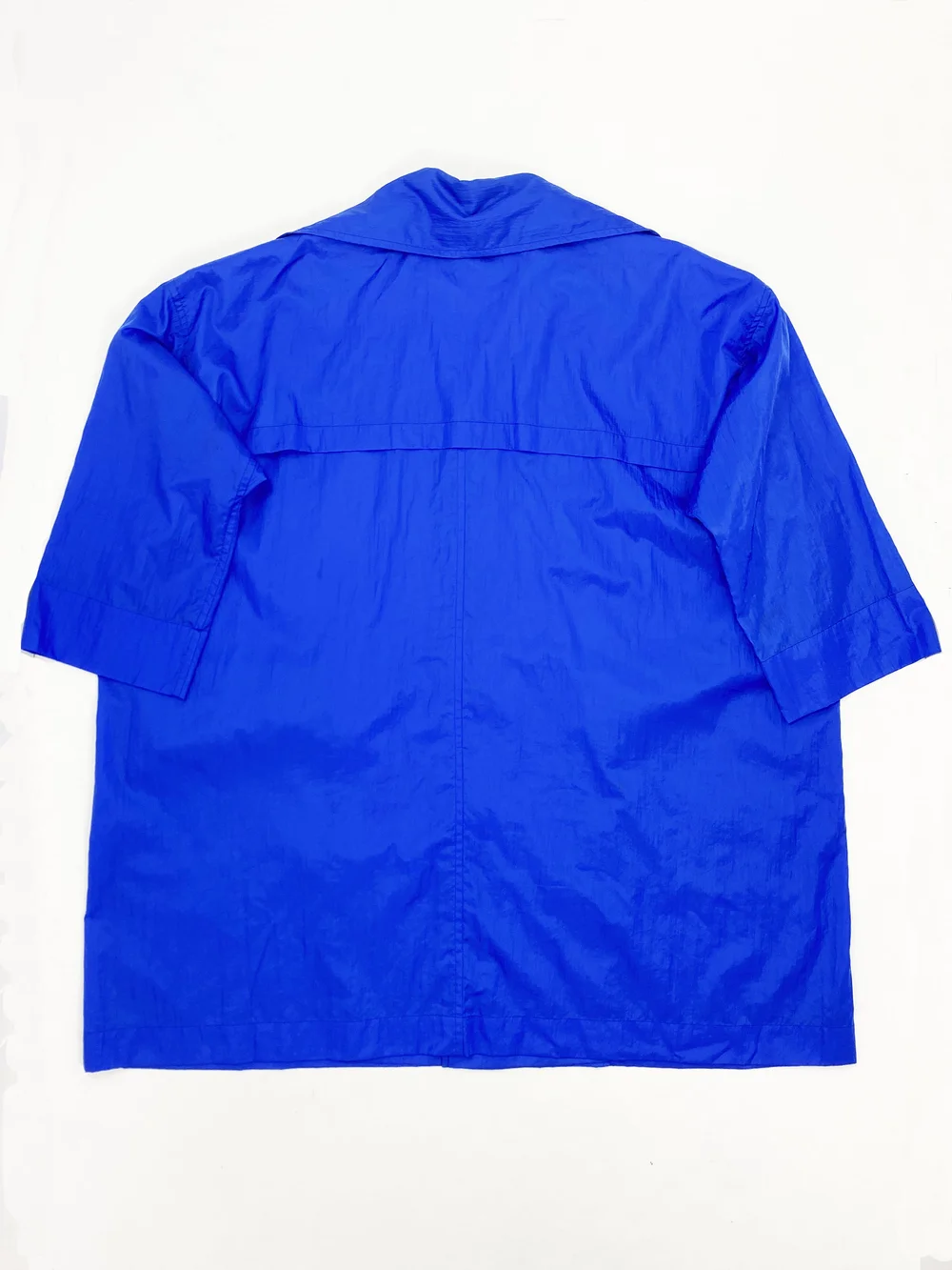 Issey Miyake Windcoat 90s blue packable trench — JAMES VELORIA